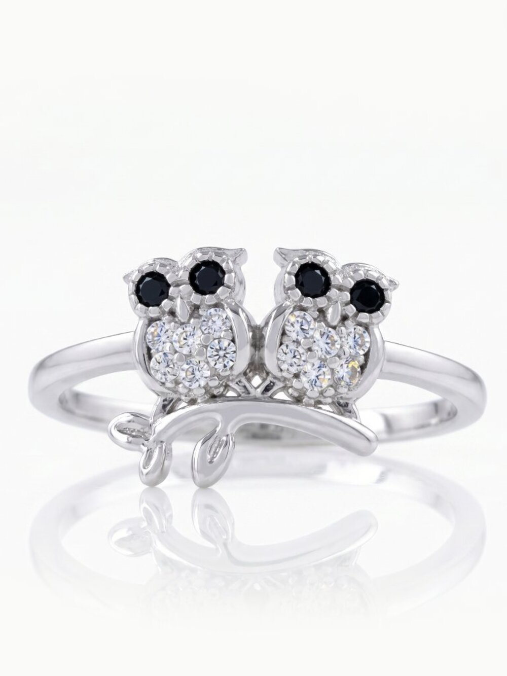 Owl Ring, 925 Sterling Silver Charmed Aroma Size 7